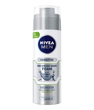 NIVEA Men Sensitive pianka do golenia 3-dniowego zarostu 200ml