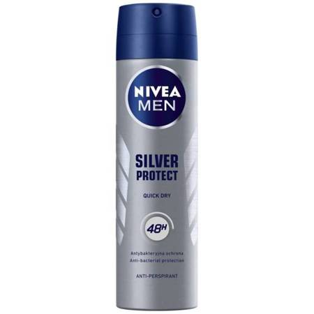 NIVEA Men deo spray antyperspirant Silver Protect 150ml