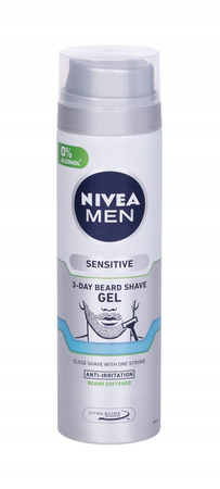 NIVEA Men żel do golenia 3-dniowy zarost Sensitive 200ml