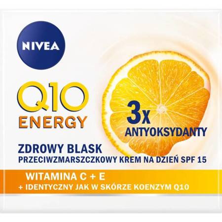 NIVEA Q10 Plus C Przeciwzmarszczkowy krem na dzień SPF15 50ml