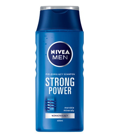 NIVEA Strong Power pielęgnujący szampon 400ml