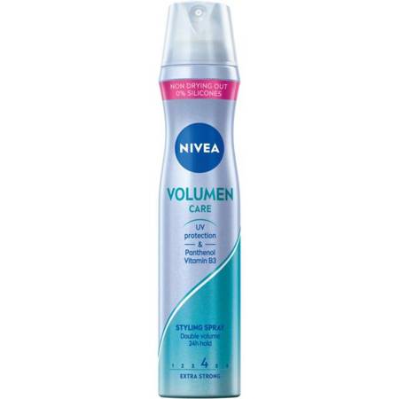 NIVEA Styling Spray Volume Care lakier do włosów 4 extra strong 250ml