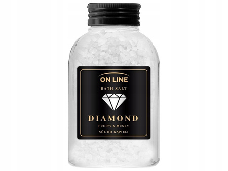 ON LINE Bath Salt sól do kąpieli Diamond Fruity & Musky 600g 