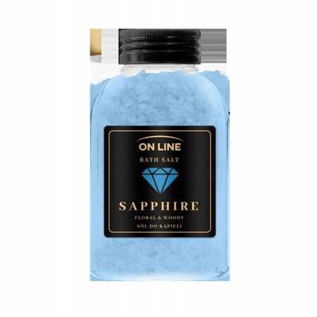 ON LINE Bath Salt sól do kąpieli Sapphire Floral & Woody 600g 