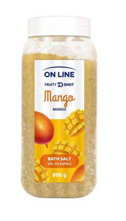 ON LINE Fruity Shot sól do kąpieli Mango 800g 