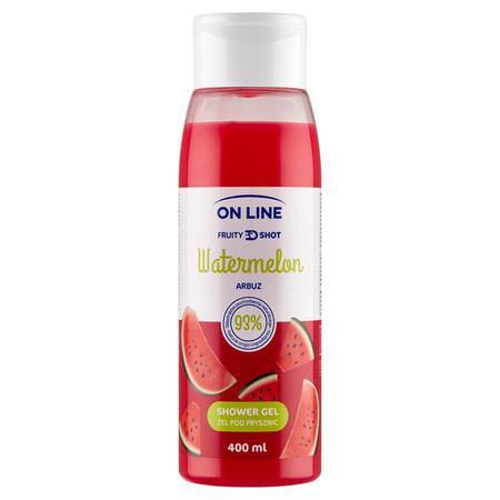 ON LINE Fruity Shot żel pod prysznic Watermelon 400ml 