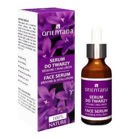 ORIENTANA Bio Serum z Brahmi & Kwasem Hialuronowym 30ml  TERMIN 10-2024