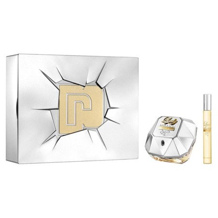 PACO RABANNE Women Lady Million Lucky zestaw 10ml+80ml UŻYWANY, NIEPEŁNA ZAWARTOŚĆ