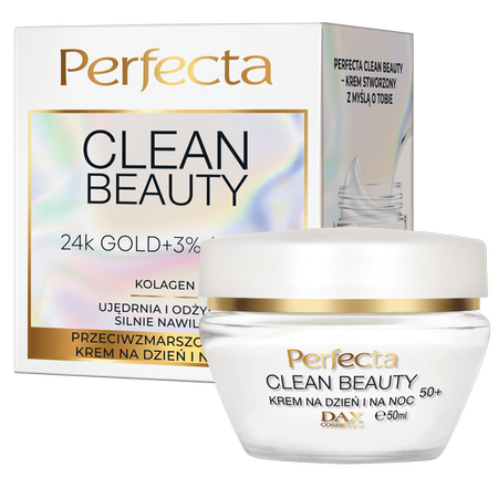 PERFECTA Clean Beauty krem przeciwzmarszczkowy 50+ 50ml