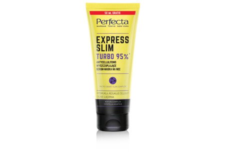 PERFECTA Express Slim Turbo 95% antycellulitowe wyszczuplające serum-maska na noc 250ml 