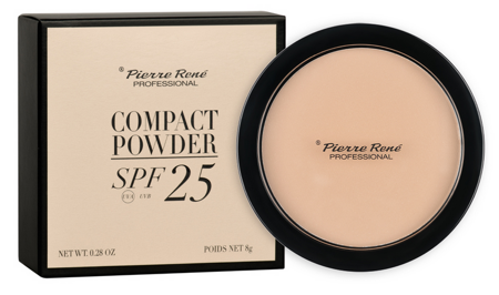 PIERRE RENE Compact Powder puder w kamieniu 02 8g