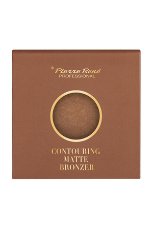 PIERRE RENE Contouring Matte Bronzer puder do twarzy brązujący 10g 