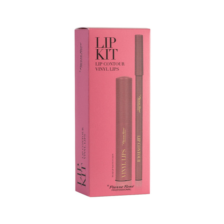 PIERRE RENE Lip Kit zestaw pomadka z kredką do ust 02