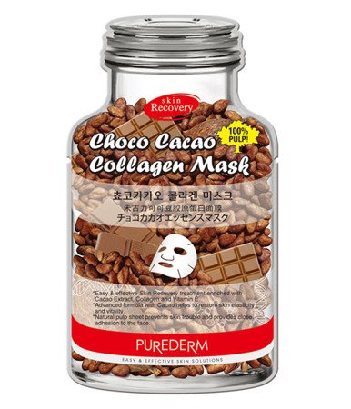 PUREDERM Collagen Mask maska do twarzy Choco Cacao18g