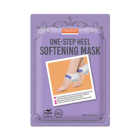 PUREDERM Hell Mask maska na pięty wygładazjąca One-step Heel Softening 2x3g