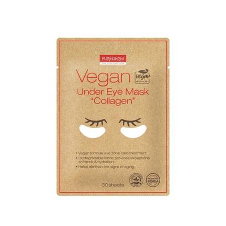 PUREDERM Vegan płatki pod oczy z Kolagenem 30szt