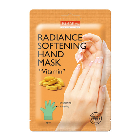 PUREDERM maska do dłoni Radiance Softening Hand Mask Vitamin 1 para