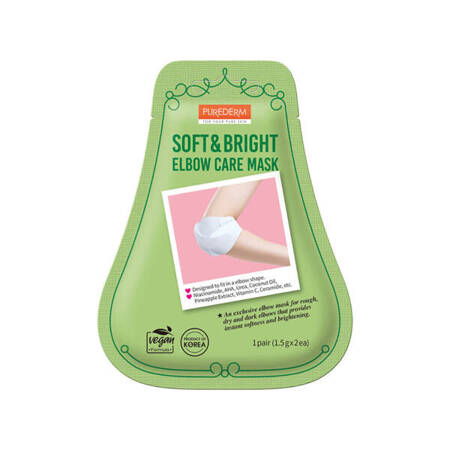 PUREDERM maska na łokcie wygładzająca Soft & Bright Elbow Care 1,5x2g