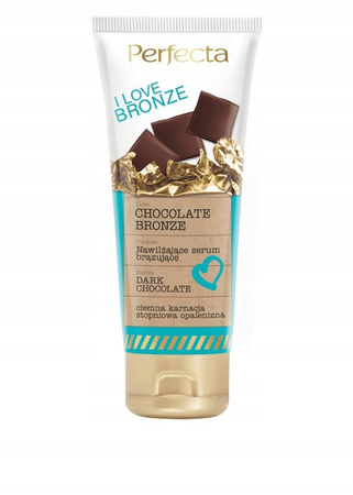 Perfecta I Love Bronze serum brązujące nawilżające Dark Chocolate 200ml 