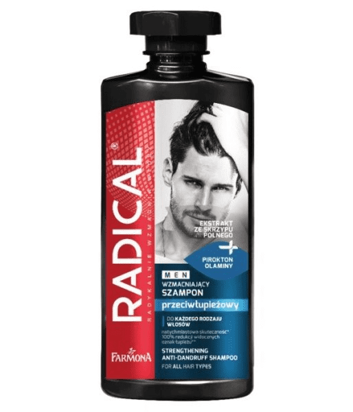 RADICAL Men szampon do włosów przeciwłupieżowy 400ml