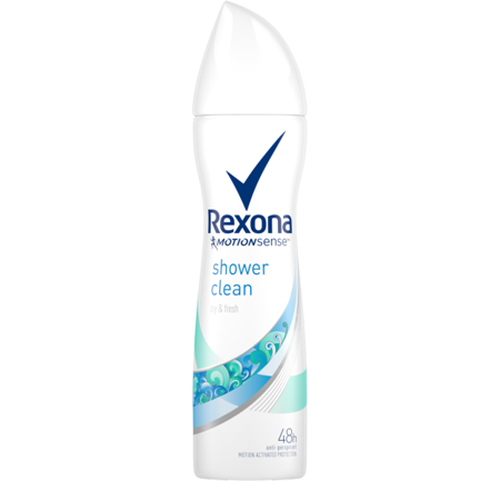 REXONA Women antyperspirant w aerozolu Shower Clean 150ml