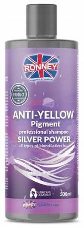 RONNEY Anti Yellow Pigment szampon do włosów Silver 300ml