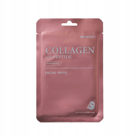 SKIN627 Facial Mask maska do twarzy w płacie Collagen & Peptide 22ml 