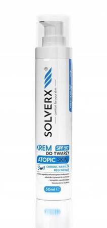 SOLVERX Atopic Skin krem do twarzy 3w1 SPF50+ 50ml 