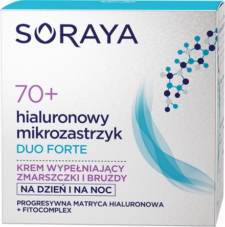 SORAYA Hialuronowy Mikrozastrzyk 70+ krem wypełniający zmarszczki i bruzdy 50ml