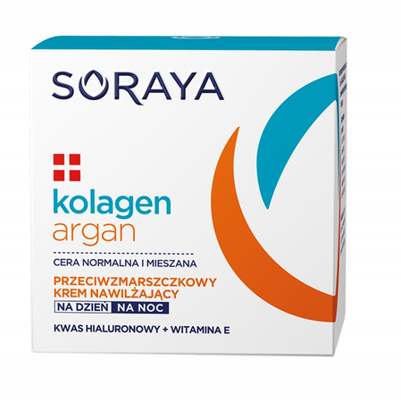 SORAYA Kolagen Argan krem przeciwzmarszczkowy nawilżający 50ml