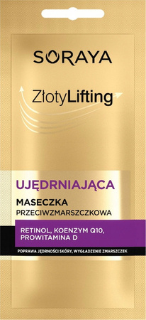 SORAYA Złoty Lifting maseczka ujędrniająca 8ml 