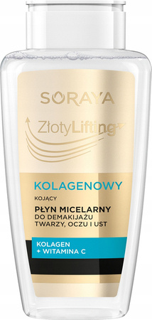 SORAYA Złoty Lifting płyn micelarny Kolagenowy 400ml 