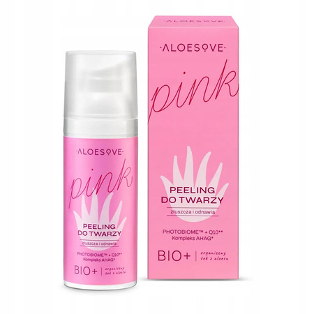 SYLVECO Aloesove Pink peeling do twarzy kwasowy 50ml 