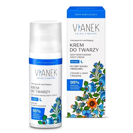 SYLVECO Vianek Nawilżająca krem do twarzy na noc 50ml