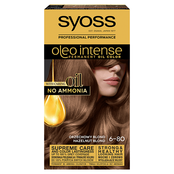 SYOSS Oleo Intense farba 6-80 Orzechowy Blond