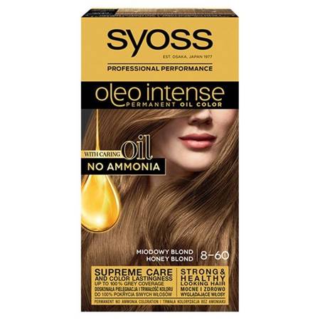 SYOSS Oleo Intense farba do włosów 8-60 Miodowy Blond