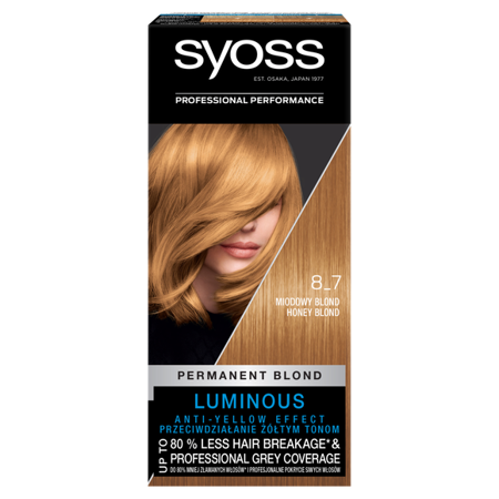 SYOSS  Professional Performance SalonPlex 8-7 Miodowy Blond