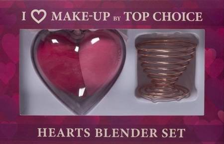 TOP CHOICE Zestaw 2 gąbek blenderów hearts