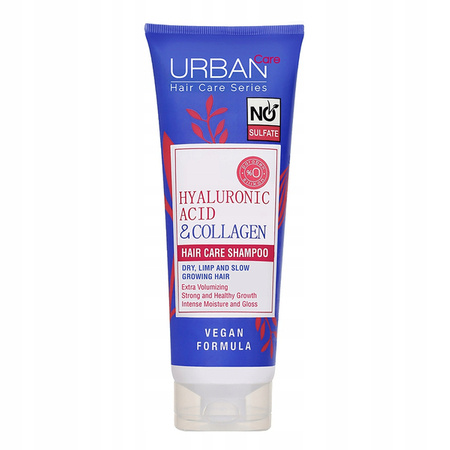 URBAN CARE Hyaluronic Acid & Collagen szampon do włosów bez siarczanów 250ml