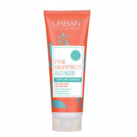 URBAN CARE Pink Grapefruit & Ginger szampon do włosów cienkich 250ml 