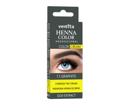 VENITA Henna Color Cream Goji kremowa henna do brwi 1.1 Graphite 15g