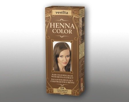 VENITA Henna Color balsam koloryzujący z naturalnym ekstraktem z henny 114 Złoty Brąz