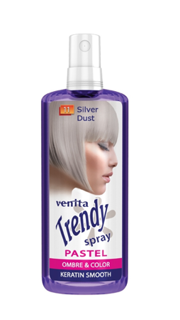 VENITA Trendy Pastel koloryzujący spray do włosów 11 Silver Doust 200ml
