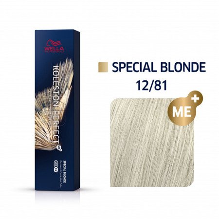 WELLA PROFESIONALS Koleston Perfect Me+ farba Special Blonde 12/81 Perłowo- Popielaty Blond 60ml