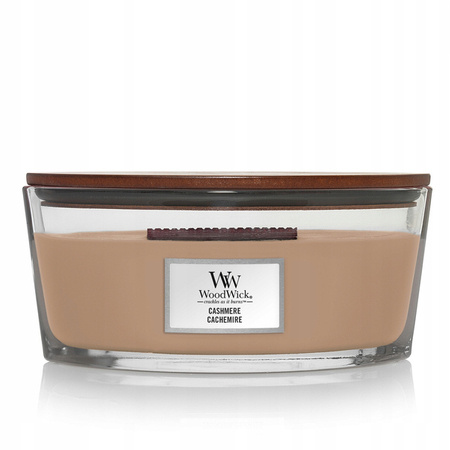 WOODWICK Core świeca w słoiku elipsa Cashmere 453,55g 