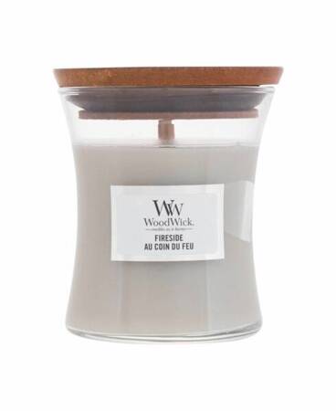 WOODWICK PlusWick mała świeca w słoiku Fireside 85g