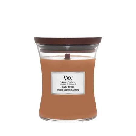 WOODWICK PlusWick mała świeca w słoiku Santal Myrrh 85g