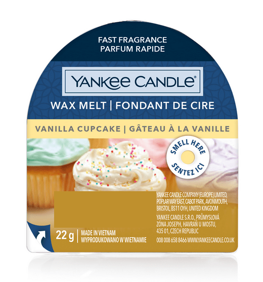 YANKEE CANDLE Classic Wax Vanilla Cupcake 22g