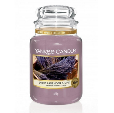 YANKEE CANDLE Large Jar Dried Lavender&Oak 623g