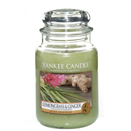 YANKEE CANDLE Large Jar Lemongrass & Ginger  623g